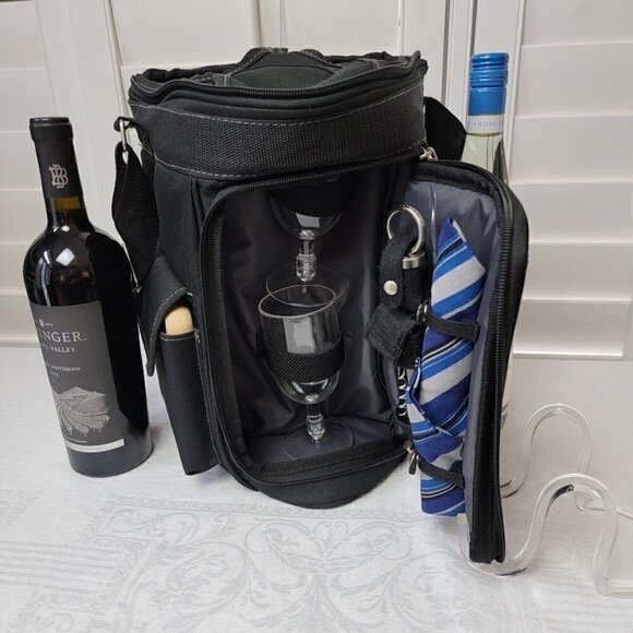 Picnic Time Meritage wine and cheese tote...or Bourbon tote... - Picture 5 of 11